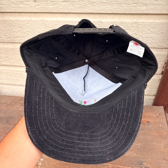Vintage Mine Rescue Team Minnova Inc trucker hat corduroy black snapback - Picture 5 of 5